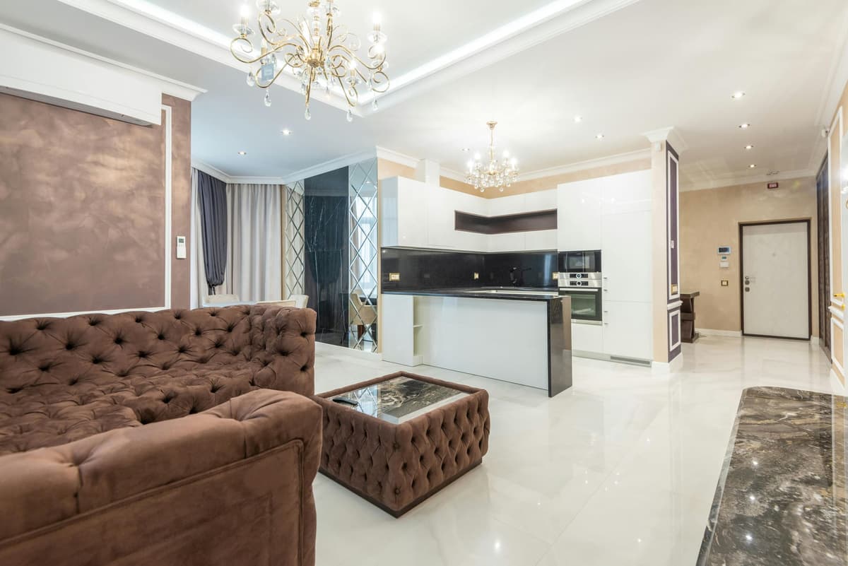 Temizlik sonrası salon